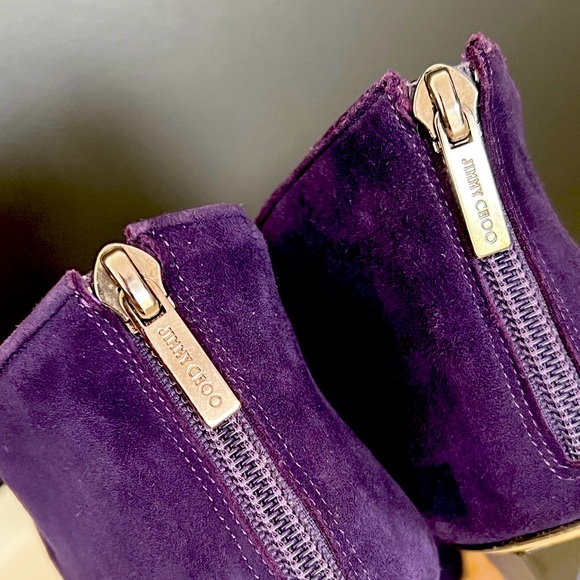 Jimmy Choo Erica Ankle Bootie Dark
Purple Suede - Picture 10 of 16